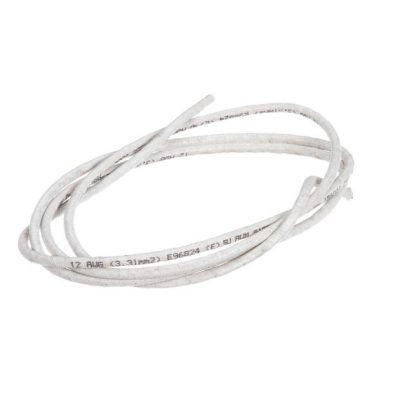 BKI    W0025     WIRE, #12 WHITE HI TEMP RESIS