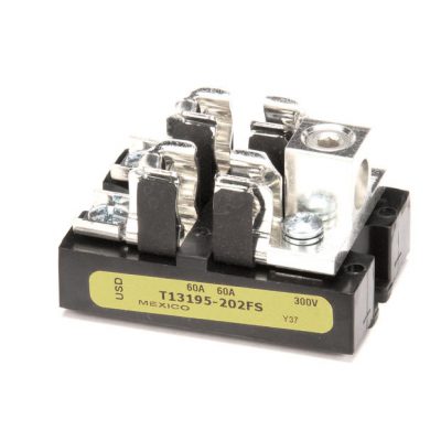 HATCO    02.41.001.00     FUSE BLOCK 60A 300V 2P 2/0 LUG