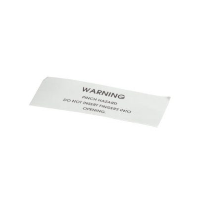 MIDDLEBY    P9201-52     INSTRUCTION LABEL #B11790-00 P