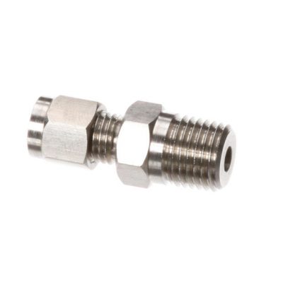 ULTRAFRYER    24A326     FITTING, COMPRESSION 1/4IN NPT X 3/16IN BORE S/S