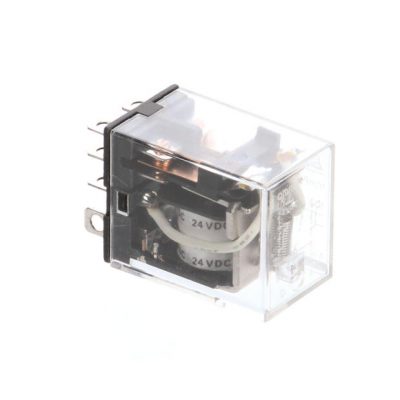 ULTRAFRYER    18A334     RELAY, 24V DC DPDT CLEAR (BLOWER)